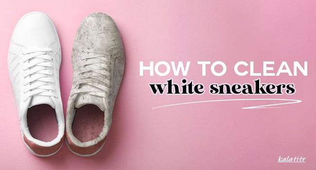 موثرترین روش های تمیز کردن کتانی سفید چیست؟